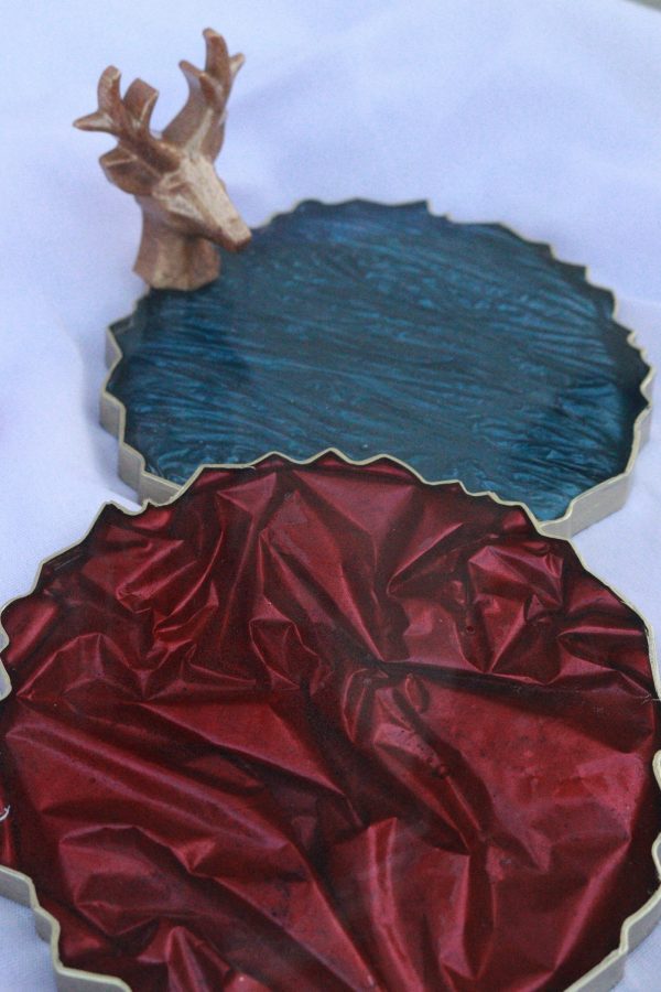 Wrinkled velvet