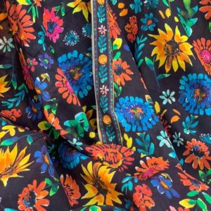 Blue sunflower shirt (Custom)