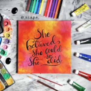 Crayon Melt Canvas