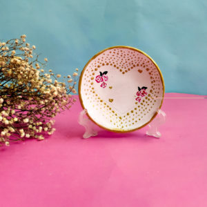 Set of Beautiful Hand-Painted Plates