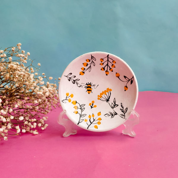 Set of Beautiful Hand-Painted Plates