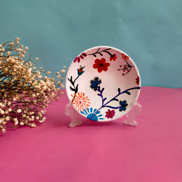 Set of Beautiful Hand-Painted Plates