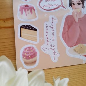 midnight cake by sheepish artist