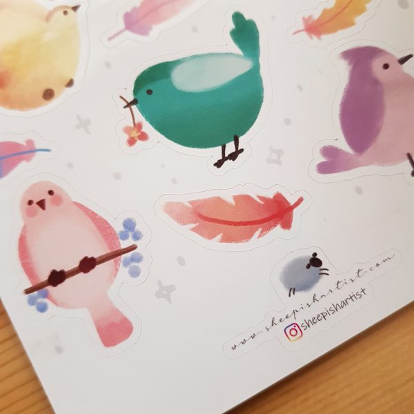 cosy birdies by sheepish artist