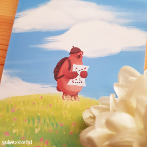 grizzly adventure card by sheepish artist