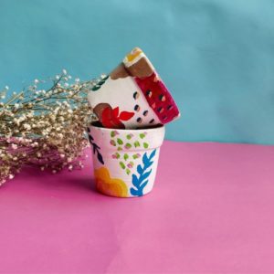 Bohemian Style Hand-painted Terracotta Pots
