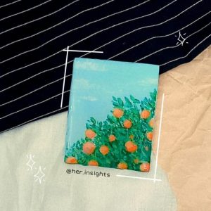 Handcrafted Clay Magnet (Flowers & Sky)