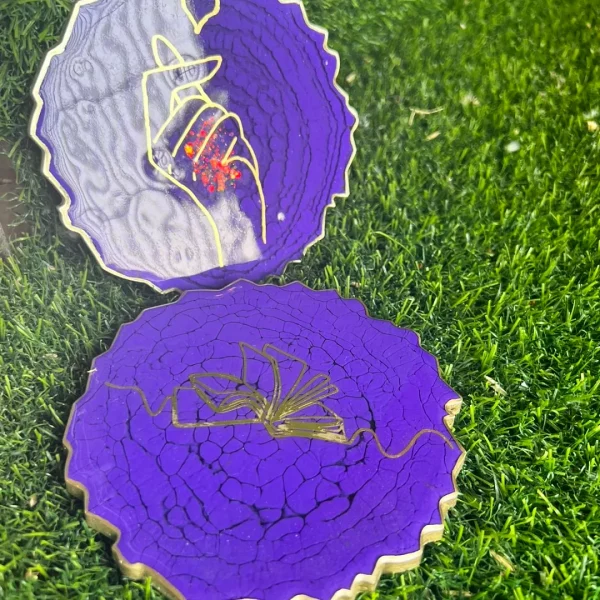 Crackle Effect Coasters