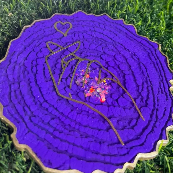 Crackle Effect Coasters