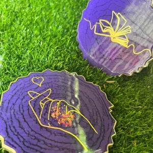 Crackle Effect Coasters