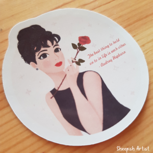 audrey hepburn sticker 2