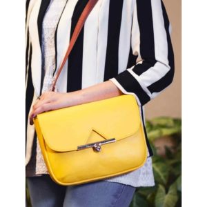 Yellow Baguette Belt Bag