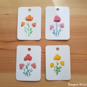 Mini Sparkly Gift tags