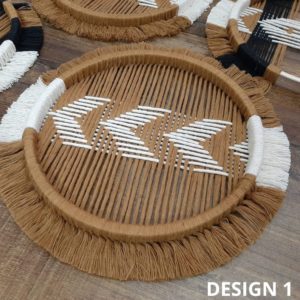 Auburn – Macrame Hoops