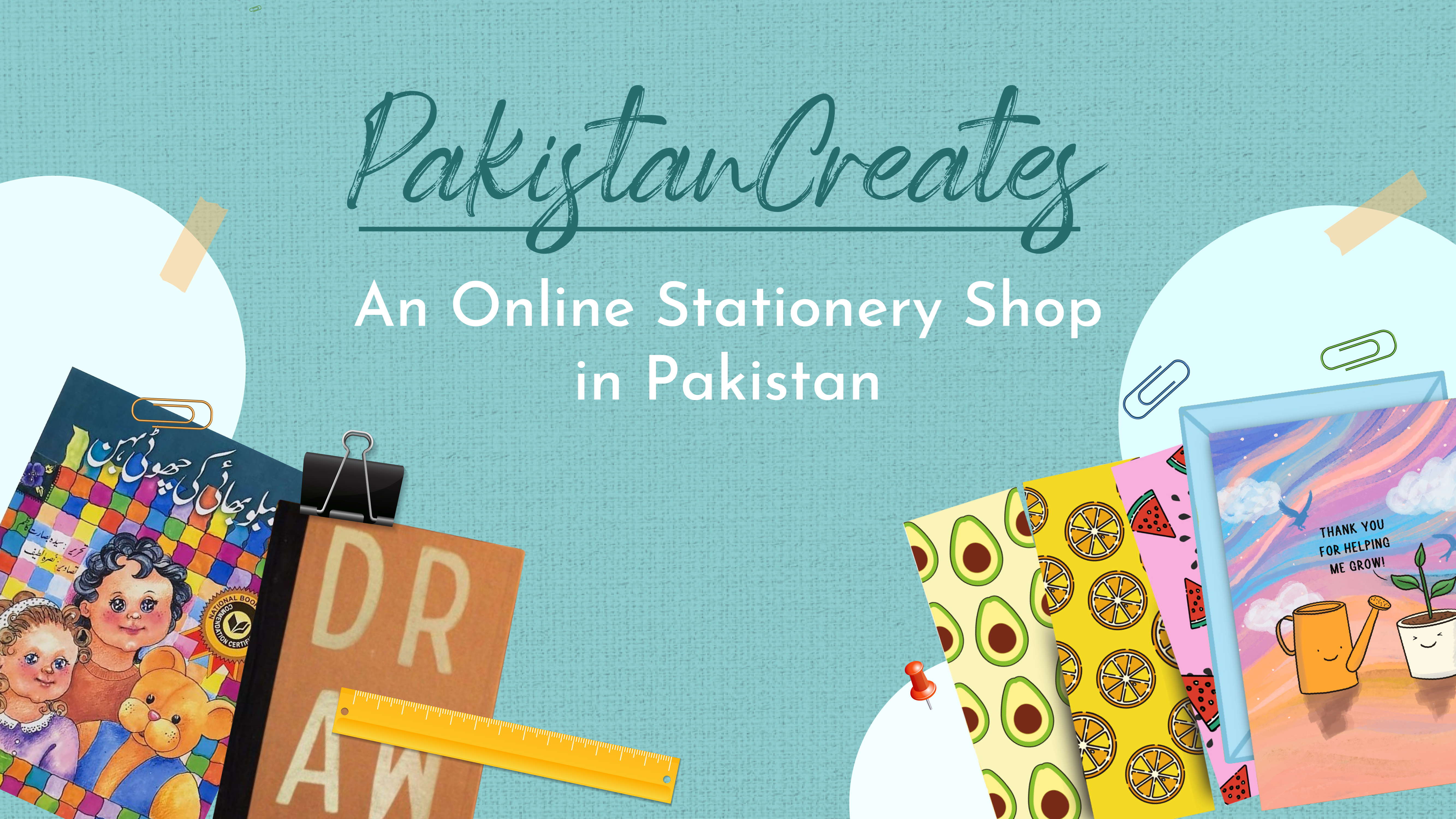 Purchase stationery online from PakistanCreates
