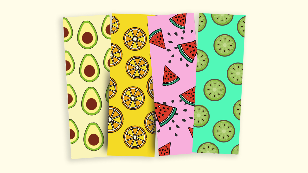 Read Healthy’ – Fruit Bookmarks
