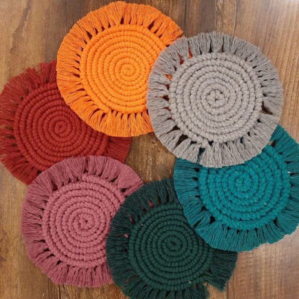 Macramé Coasters