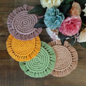 Macramé Coasters
