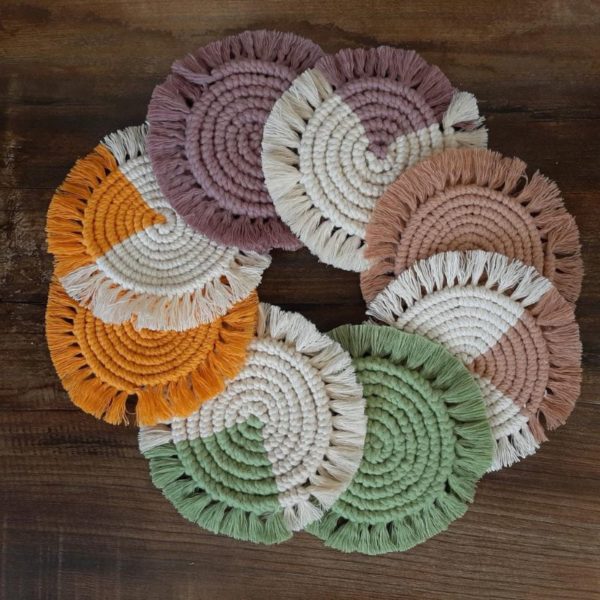 Macramé Coasters