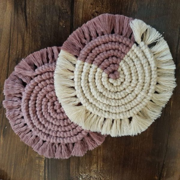 Macramé Coasters
