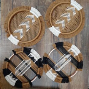 Auburn – Macrame Hoops