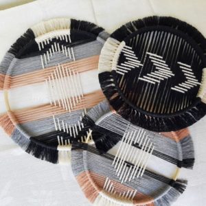 Roseate - Macrame-Hoops