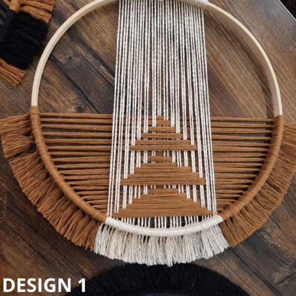 Oak Macrame-Hoops-Wall-decor