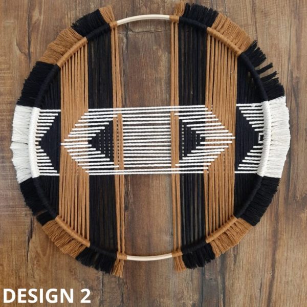Oak Macrame-Hoops-Wall-decor