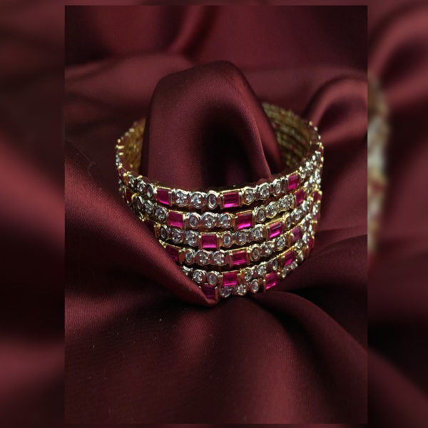 Paras Gold-plated Set of 6 Bangles
