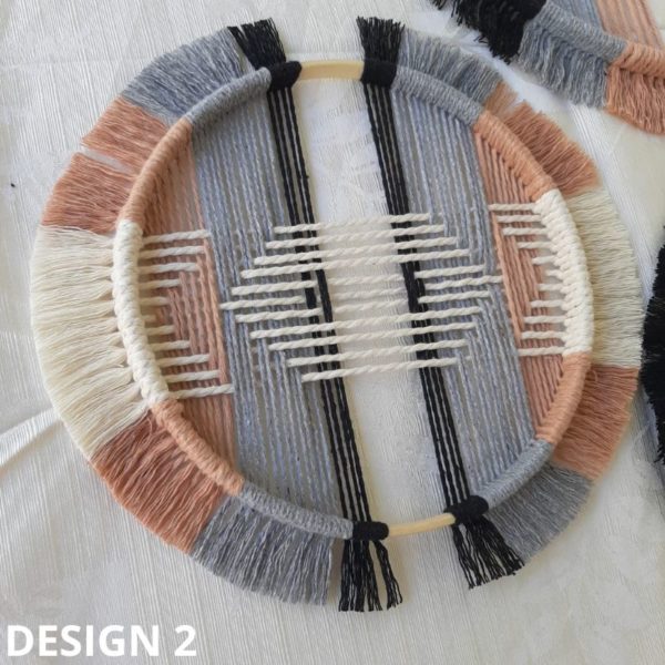 Roseate - Macrame-Hoops