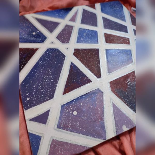 Galaxy pattern painting