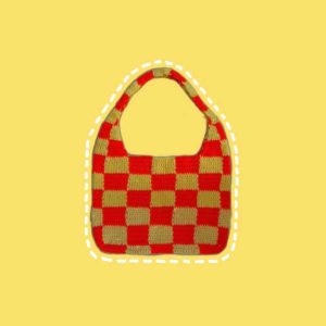 Handmade bag made with cotton yarn