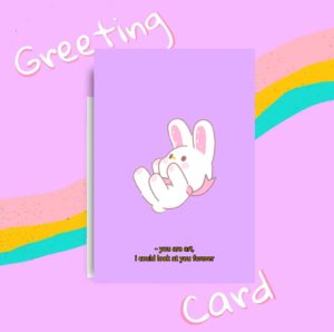 Greeting Card with Customizable quote