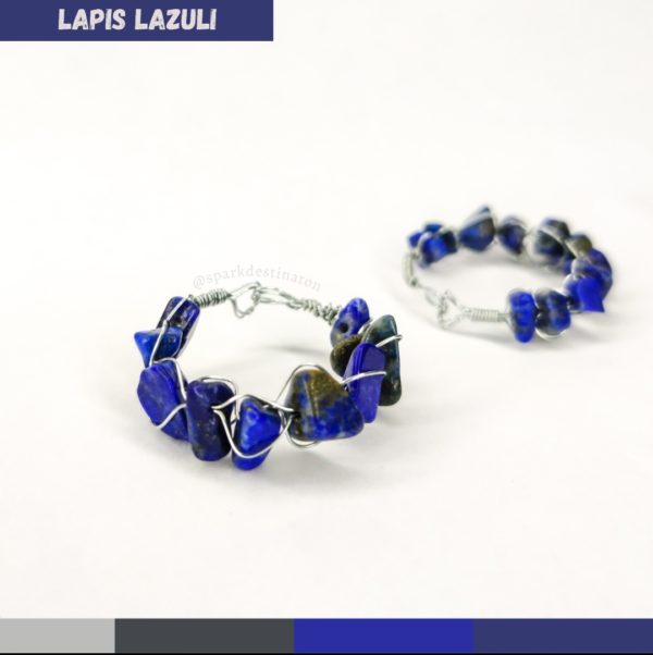 10 chips hand wrapped ring