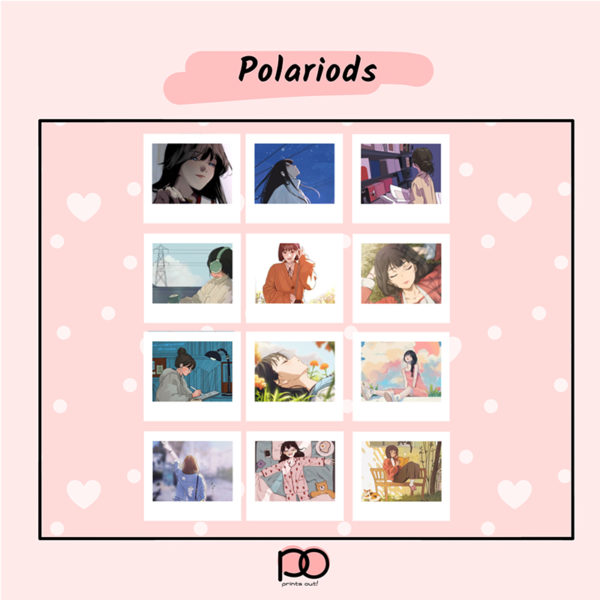 Aesthetic Girls Polaroids