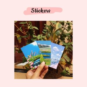 Anime aesthetic matte Stickers