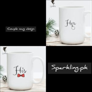 Couple mugs design