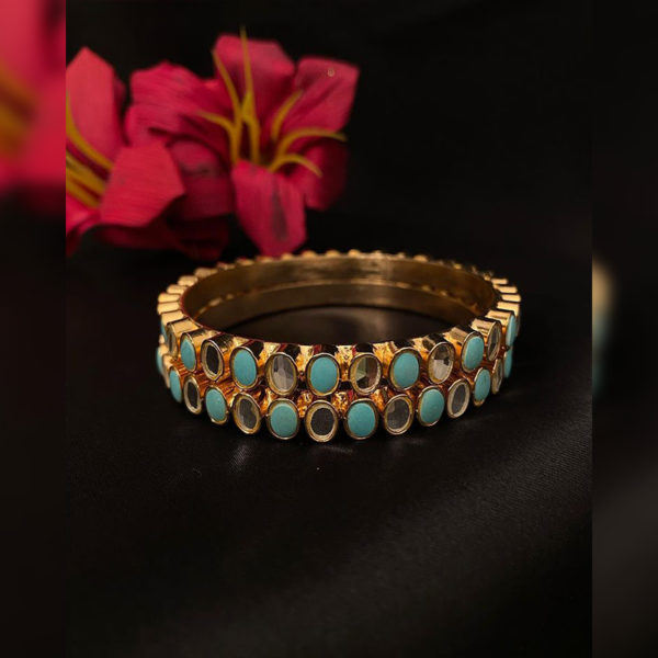 Farshi kundan Bangles