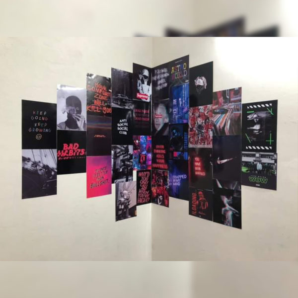 Grunge Wall Kit (Aesthetic Random Posters)