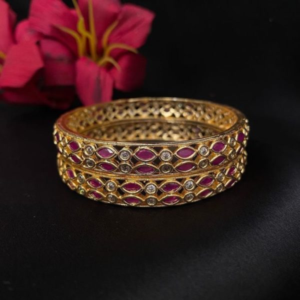 Maha Gold Plated Bangles