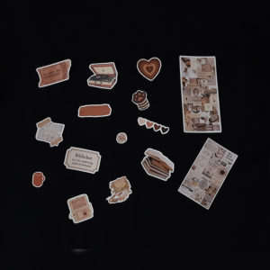 Matte Vintage Stickers For Journaling