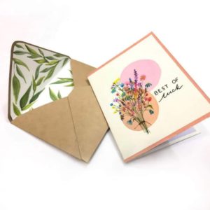 Handpainted Greeting Card