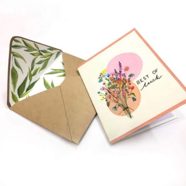 Handpainted Greeting Card