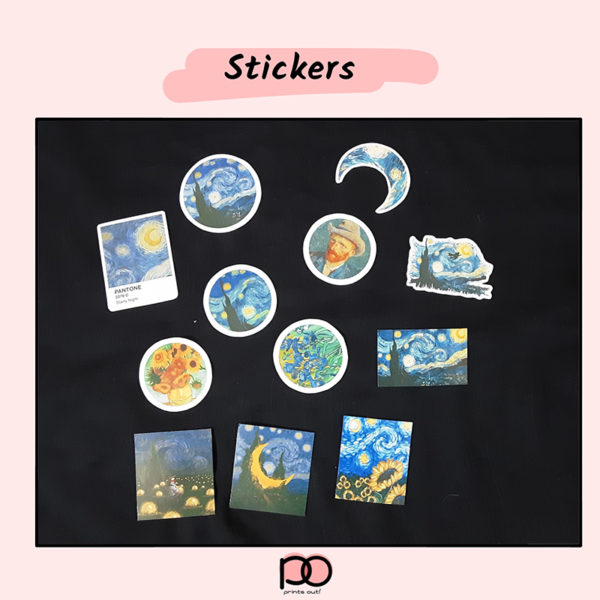 Starry Night Stickers